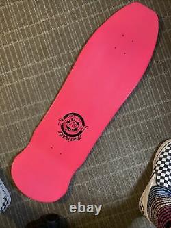 Santa Cruz Skateboards Roskopp Face Reissue Pink Full Dip Old School Style Deck