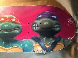 Santa Cruz Teenage Mutant Ninja Turtles Action Figures Everslick Skateboard Deck