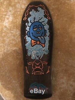 Santa Cruz Vintage Jeff Grosso Acid Tongue Skateboard Deck Used Great Shape