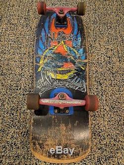 Santa Cruz Vintage Natas Skateboard Deck Used Santa Monica Airlines
