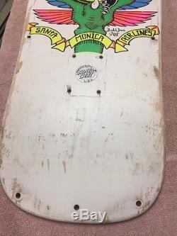 Santa Cruz Vintage Natas Skateboard Deck Used Santa Monica Airlines