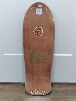 Santa Cruz x Edmiston Natas Panther Reissue Redux Skateboard Deck SMA Guest Art