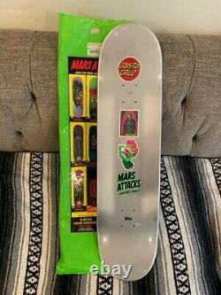 Santa Cruz x Mars Attacks Devine Heritage Skateboard Deck rare BEST ONE