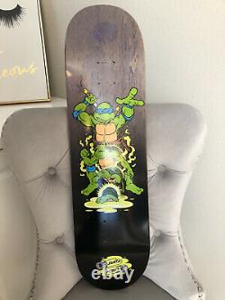 Santa Cruz x TMNT Leonardo skateboard deck Teenage Mutant Ninja Turtles