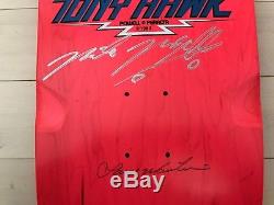 Signed Bones Brigade Team Tony Hawk Pink Powell Peralta Skateboard Deck Reissue
