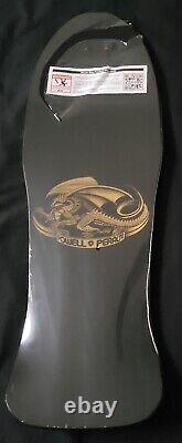 Signed Steve Caballero Powell Peralta Chinese Dragon Gold Black deck auto NOS