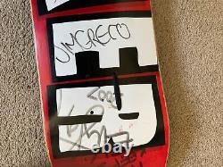 Signed baker skateboard Andrew Reynolds Antwuan Dixon Jim Greco
