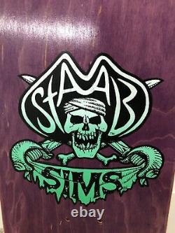 Sims Kevin Staab Pirate NOS OG Skateboard Deck Rare HTF Vintage Original 80 NHS