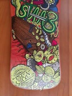Sims Kevin Staab Pirate OG Original NOS 80s Vintage Skateboard Deck Carpet Ship