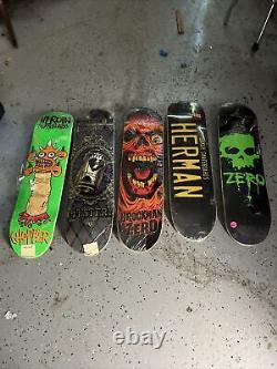 Size 8.0 older decks so you won't really find them easy all brand new