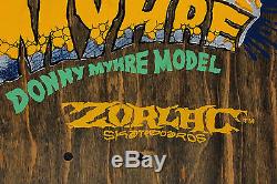 Skate Zorlac Donny Myhre by Pushed. Mint condition! Skateboard. Vintage, old school