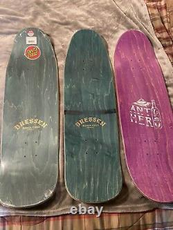 Skateboard Decks Santa Cruz Anti Hero Pickup Only Dressen Winkowski Cardiel