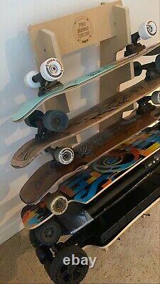 Skateboard/Snowboard/Longboard/Wakeboard Stand Storage Rack Wooden Holder Garage