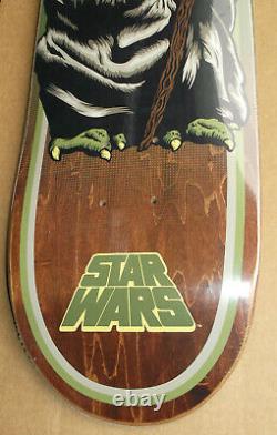Star Wars X Santa Cruz Yoda Skateboard Deck Rare