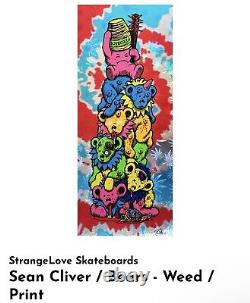 StrangeLove Skateboards Sean Cliver / Bears Weed / Print
