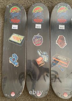 Stranger Things X Santa Cruz Skateboard decks Season 1-4 -grosso roskopp kendall