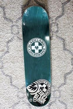 Super Rare Jeff Grosso Archangel Black Label Skateboard Deck Mint