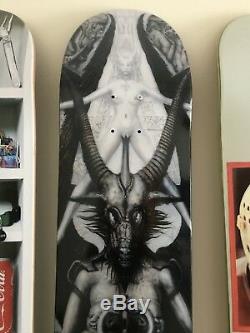 Supreme 2014 F/W H. R Giger Skateboard The Spel Deck Box Logo Alien Art