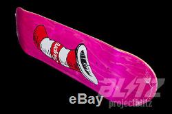 Supreme Cat In The Hat Skateboard Deck Pink Fw18 2018 Skate 8.25 Red Box Logo