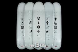 Supreme Damien Hirst Skateboard Deck Set Of 5 Fw09 Skate White Spots