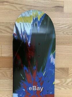 Supreme Damien Hirst Skateboard Deck Spin Blue Dot Murakami Koons LV Kaws Condo