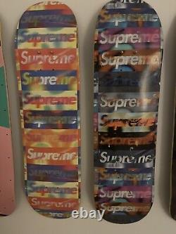 Supreme Deck Bundle Set Camo Mendini Distorted Paint Deck 6 Decks $550 on StockX