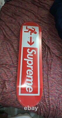 Supreme Exit Red Skateboard Deck 8 1/4 Brand New