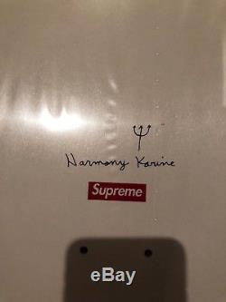 Supreme Harmony Korine Skateboard Condo Koons Saville box logo wool hirst