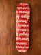 Supreme Illegal Business Controls America (IBCA) Skateboard Deck RED SS18 PCL
