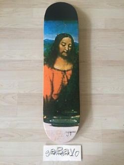 Supreme Leonardo Da Vinci The Last Supper Skateboard Deck Jesus Art Nyc Box Logo