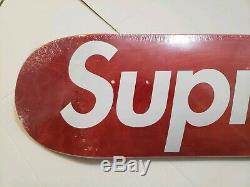Supreme Red Logo Skateboard Deck 7.75 New See Details
