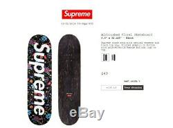 Supreme SS19 Airbrushed Floral Skateboard Black FREE SHIPPING