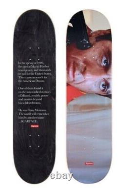 Supreme Scarface Shower Skateboard Deck Multi Fw17