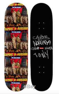 Supreme The War Report Skateboard Capone Noreaga Skateboard Deck FW16 2016