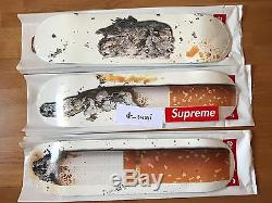 Supreme Urs Fischer Skateboard SET Toasted Fried Baked Deck Box Logo Skate Gucci