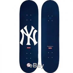 Supreme X New York Yankees X'47 Brand Skateboard Deck Navy Blue