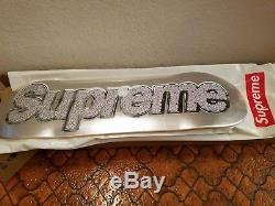 Supreme skateboard bling platinum. S/S 2013 Brand new
