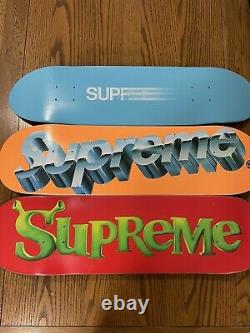 Supreme skateboard deck lot
