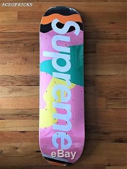 Supreme x Alessandro Mendini skateboard deck Pink sealed MINT Baked koons hirst