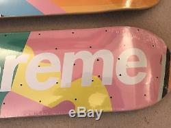 Supreme x Mendini S/S 16 Mendini Set of 2 Skateboard Decks Box Logo Large