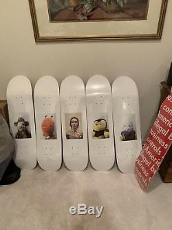 Supreme x Mike Kelley Ahh. Youth! Skateboard Deck Set of 5 FW18 100% Authentic