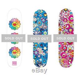 Takashi Murakami X ComplexCon Skate MCA Deck Flower 8.0 SET IS SOLD OUT