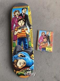 The Art of Marc McKee book and skateboard deck
