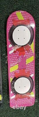 The Hundreds Back to the Future Pink Skateboard Deck Hoverboard Rare