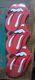 The Rolling Stones Tongue Screened Skateboard Deck CLASSIC RED