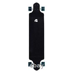 Tidal 41-inch Drop-Down Longboard Skateboard Complete Aqua Edge