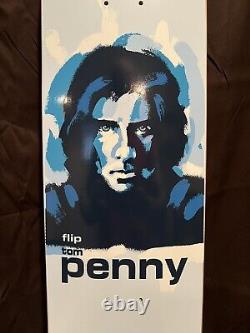 Tom Penny Flip skateboard deck rare Hand Screened Portrait Limited Edition. Mint