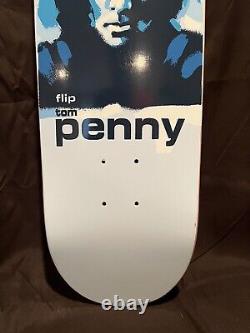 Tom Penny Flip skateboard deck rare Hand Screened Portrait Limited Edition. Mint