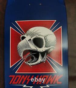 Tony Hawk Powell Peralta Bones Brigade Skateboard Deck Reissue Blue 2nd series