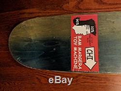Toy Machine Bam Margera skateboard deck Ed Templeton designed 90s